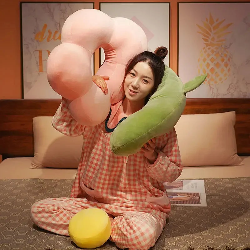 Long Sunflower Plush Body Pillow Cute Large Flower Stuffed Cushion Sofa Decorative Stuffed Body PillowBed Sleeping Back Cushion